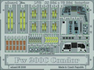 Eduard Accessories 1:72 SS284 Fw 200C Condor interior für Revell-Bausatz