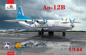 Amodel 1:144 AMO1470 Antonov An-12B cargo aircraft
