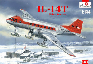 Amodel 1:144 AMO1481 Ilyushin IL-14T Polar aviation