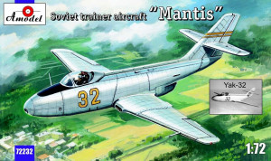 Amodel 1:72 AMO72232 Yak-32 Mantis Soviet trainer aircraft