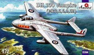 Amodel 1:72 AMO72264 de Havilland DH.100 Vampire