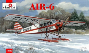 Amodel 1:72 AMO72309 AIR-6 Soviet monoplane on skis