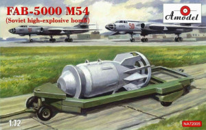 Amodel 1:72 AMO-NA72005 FAB-5000 M54 (Soviet high-explosive bomb)