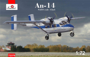 Amodel 1:72 AMO72379 Antonov An-14 NATO code Clod kit 2