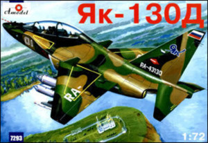 Amodel 1:72 AMO7293 Yakovlev Yak-130D Russian modern trai.a.