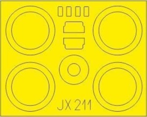 Eduard Accessories 1:32 JX211 Sopwith 5F.1 Dolphin f.WingnutWings