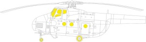 Eduard Accessories 1:48 EX911 Mi-4 TFace for TRUMPETER