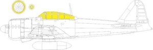 Eduard Accessories 1:48 EX934 A6M2-N Rufe TFace 1/48 EDUARD