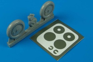 Aires 1:32 2029 Messerschmitt Bf 109G Räder+Maskierfolie