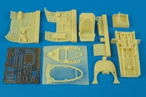 Aires 1:32 2061 Spitfire Mk. V Cockpit Set für Hasegawa-Bausatz