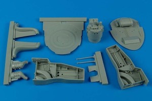 Aires 1:32 2073 F8F-1 Bearcat wheel bay Für Trumpeter Bausatz