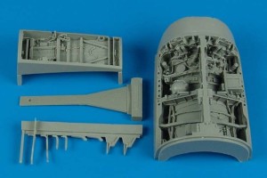 Aires 1:32 2129 F-16l Sufa wheel bay for Academy