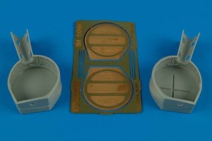 Aires 1:32 2139 Bf 109F wheel bay for Hasegawa