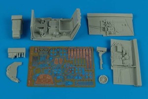 Aires 1:32 2144 Bf 109GF-2/F-4 cockpit set for Trumpeter