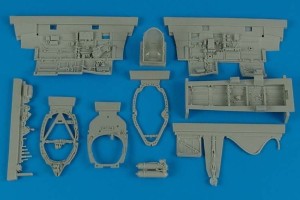 Aires 1:32 2148 Spitfire Mk.IX cockpit set for Tamiya