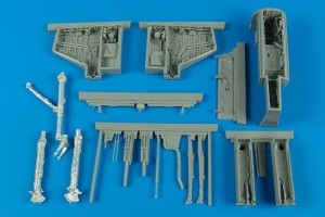 Aires 1:32 2172 A-4E/F Skyhawk wheel bay & gun bay (TRU)