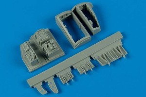 Aires 1:32 2166 A-4E/F Skyhawk electronic bays for Tru.
