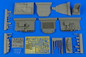 Aires 1:32 2209 P-47D Thunderbolt cockpit set for Hasega