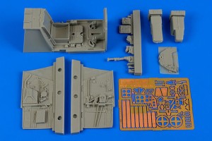 Aires 1:32 2189 Bf 109G-6 cockpit set for Revell