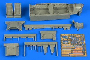 Aires 1:32 2214 T-28B Trojan cockpit set-trainer version for Kity Hawk