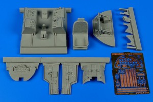 Aires 1:32 2190 A-1H(AD-6) Skyraider cockpit set f.Trum