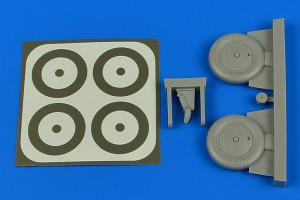Aires 1:32 2225 I-153 Wheels & paint masks for ICM