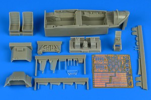 Aires 1:32 2219 T-28C Trojan cockpit set for Kitty Hawk