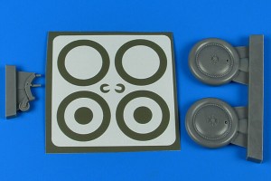 Aires 1:32 2258 K5Y Willow wheels & paint masks
