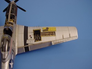 Aires 1:48 4082 P-51D Mustang Waffenschächte mit Bewaffnung.