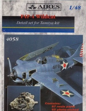 Aires 1:48 4058 F4F-4 Wildcat Super Detailset
