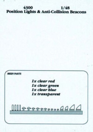 Aires 1:48 4300 Position lights & anti-collision beacons