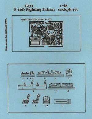 Aires 1:48 4291 F-16D Fighting Falcon Cockpit Set