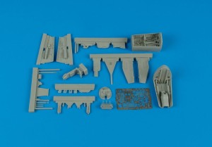 Aires 1:48 4359 He 162A Cockpit Set And Wheel Bay für Tamiya Bausatz