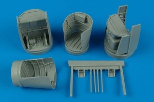 Aires 1:48 4426 Heinkel He 219A-7 main wheel bays f&uumlr Tamiya Bausatz