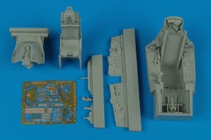 Aires 1:48 4449 F-16C/N Aggressor cockpit set for Tamiya