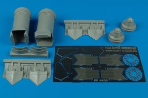 Aires 1:48 4430 F-22A Raptor exhaust nozzle für Academy  Bausatz