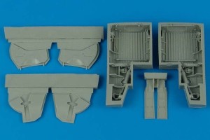 Aires 1:48 4466 P-47 Thunderbolt wheel bays (TAMIYA)
