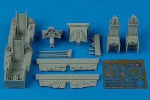 Aires 1:48 4460 F-16l Sufa cockpit set for Kinetic