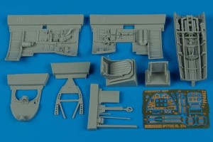 Aires 1:48 4462 Spitfire Mk.XIV cockpit set for Academy