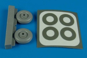Aires 1:48 4495 Macchi MC.200 Saetta wheels & paint mask