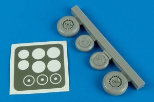 Aires 1:48 4540 Me-262A wheels & paint mask for HOB