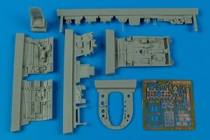 Aires 1:48 4541 A6M5 Zero cockpit set for Tamiya