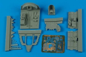 Aires 1:48 4538 J2M3 Raiden cockpit set for Hasegawa