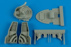 Aires 1:48 4574 F8F-1 Bearcat wheel bay for Hobby Boss
