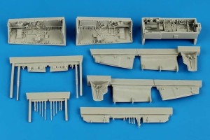 Aires 1:48 4595 Sepecat Jaguar wheel bay for Kitty Hawk
