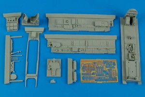 Aires 1:48 4586 Bf 110D-3 cockpit set for Cyber-Hobby
