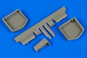 Aires 1:48 4602 P-40M Kitty Hawk wheel bay for Hobby Bo