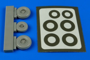 Aires 1:48 4643 Cessna A-37 wheels & Paint masks f.Trump
