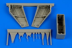 Aires 1:48 4646 F-101A/C Voodoo wheel bay for Kitty Hawk