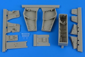 Aires 1:48 4688 F-4C/D Phantom II wheel bay with covers for Academy